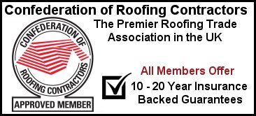 Confederation of Roofing Contractors 20-year guarantee logo