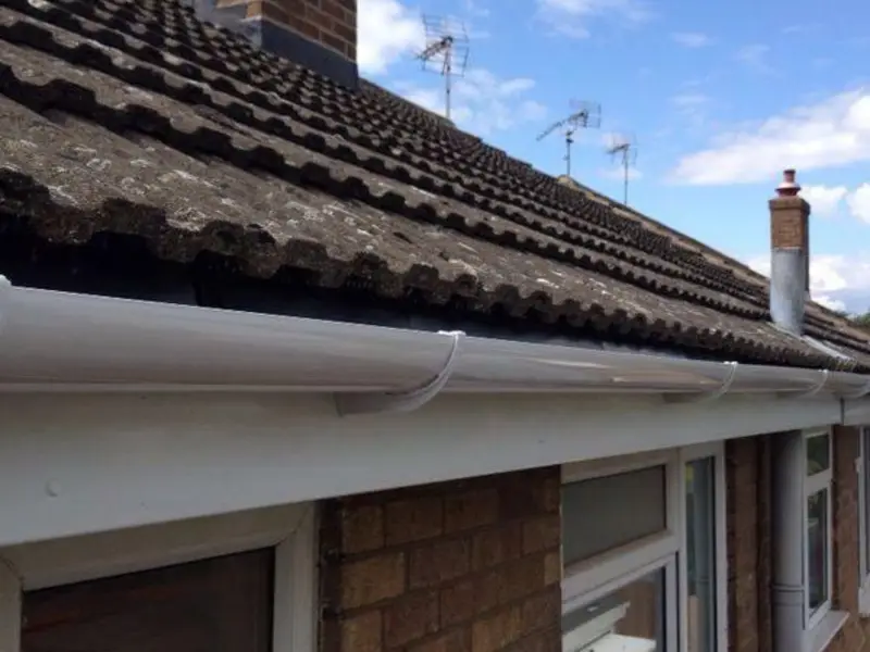 Gutter, fascia and soffit replacement after photo in Surrey by City Building and Roofing Ltd